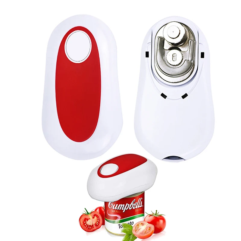 LLX491 Professional Can Opener Smooth Edge Practical Automatic Jar Bottle Opener Home Kitchen Gadgets Tool Electric Can Opener