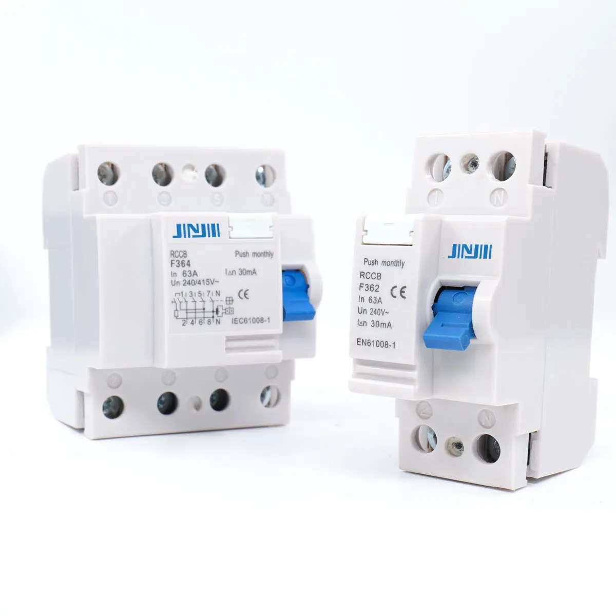 RCCB F364 TYPE AC 25A 40A Electromagnetic type Residual Current Circuit Breaker 240VAC 30mA 4P 6KA