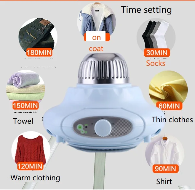 
cloth dryer with ptc heater Eco-friendly laundry machine clothes drying stand 