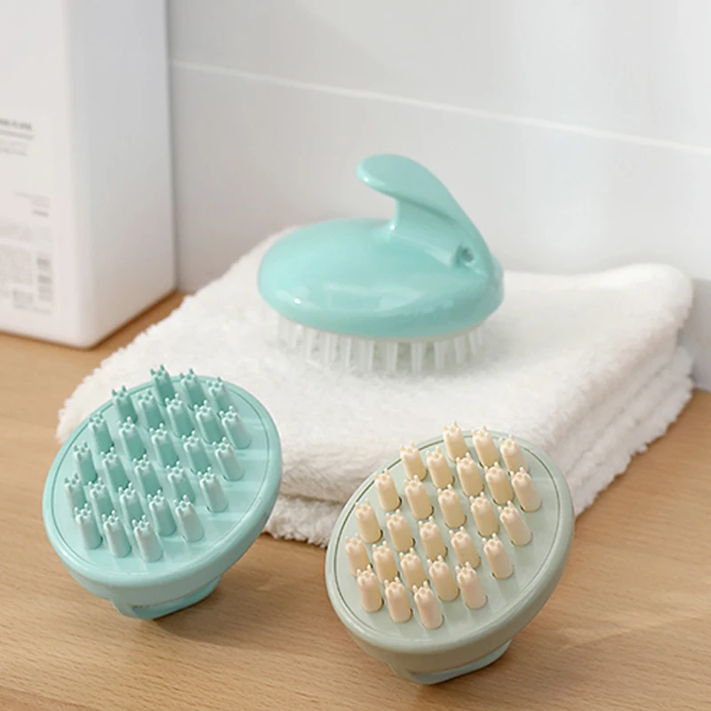 Wholesale shampoo Brush Scalp Massager Round Hair Brushes Hair Shampoo Brush