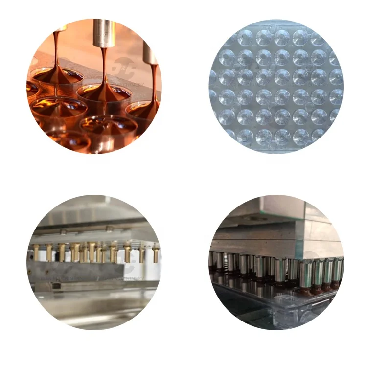 Full Automatic High Efficiency One Shot Chocolate Depositing Line Chocolate Making Machine for Ball Chocolate