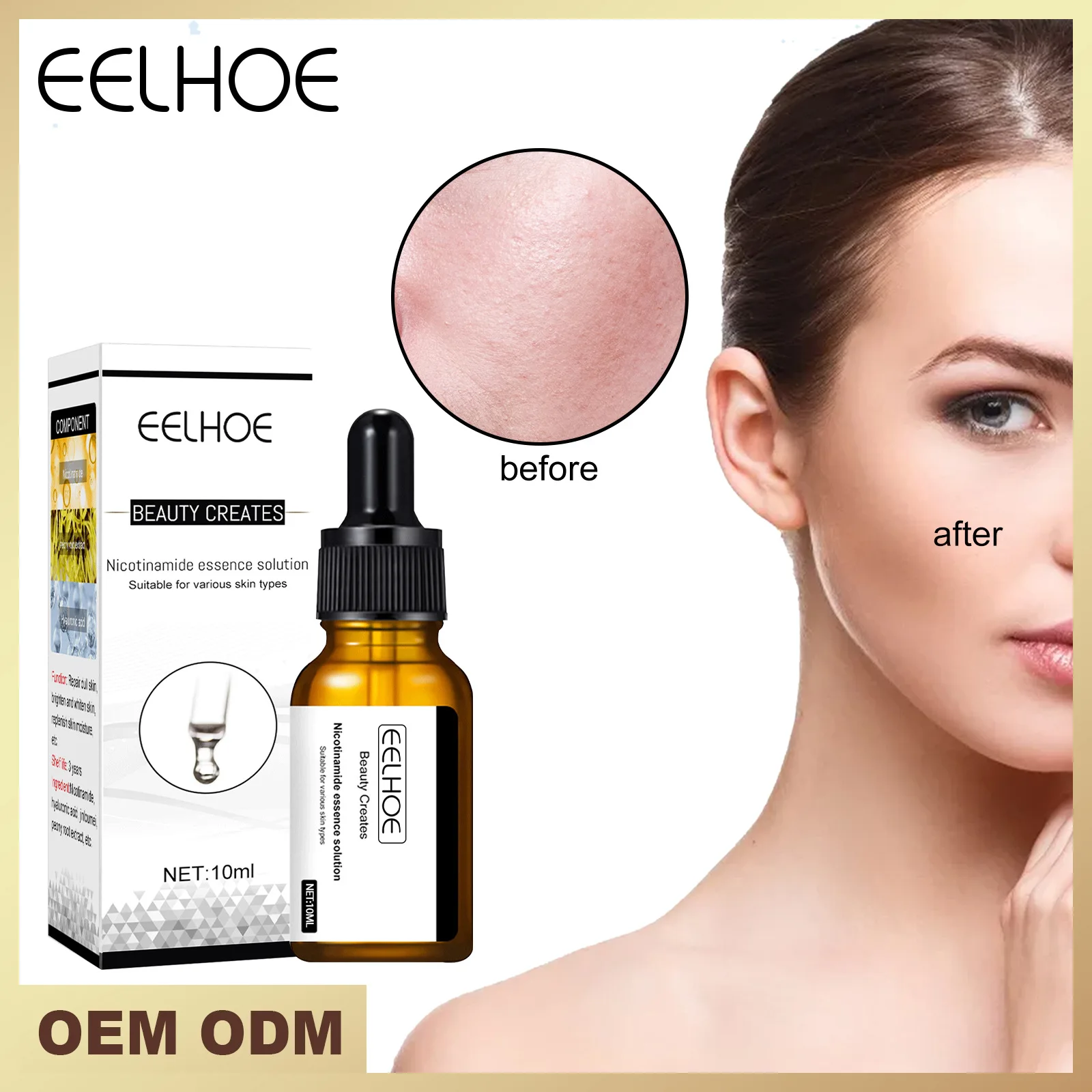 eelhoe Facial Serum Anti Wrinkle Remove Dark Spots Face Essence Anti-Aging Whitening Facial Skin Care Serum
