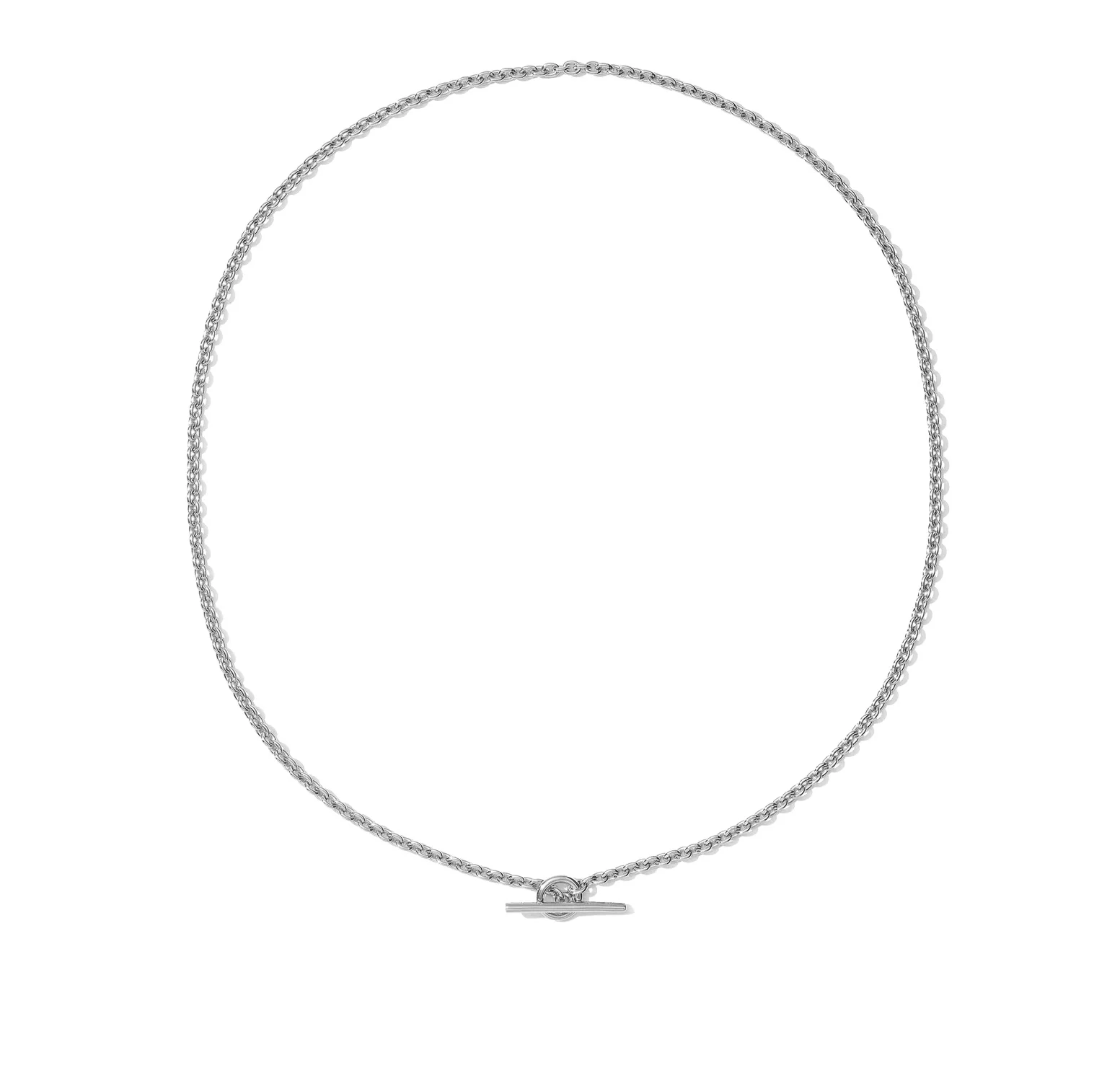 Milskye classic fashion fine jewelry for women 925 silver 18k gold cable toggle necklace
