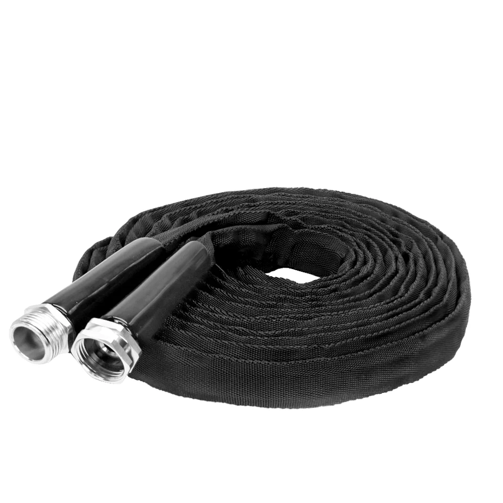 Upgraded Non-Expanding Garden Hose 50FT Flexible Water Hose, Burst-Resistant, Lead-Free, Anti-Kink, High-Pressure