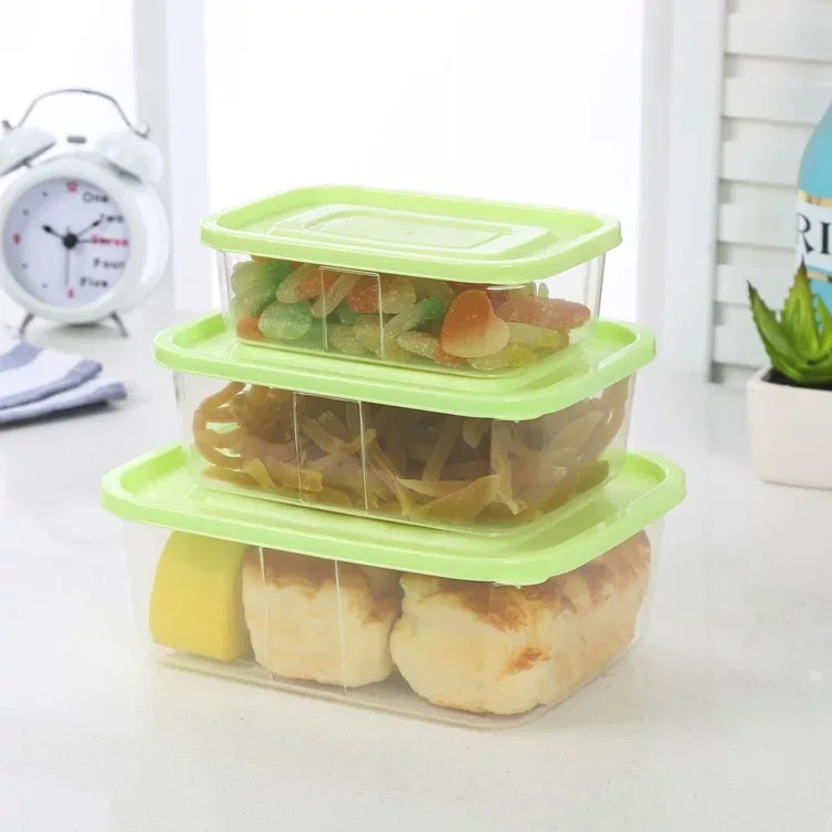 Low MOQ Low Price Hot Sale High Quality Top Grade PP Plastic Food Fruit Nut Storage Bin With Lid Freshness Portable for Home Use