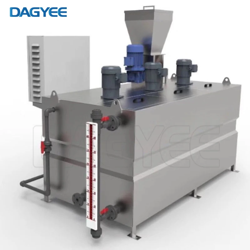 Automatic Powder Dosing Machine Mixing Polymer Liquid Flocculant PVC Polymer Make Down System