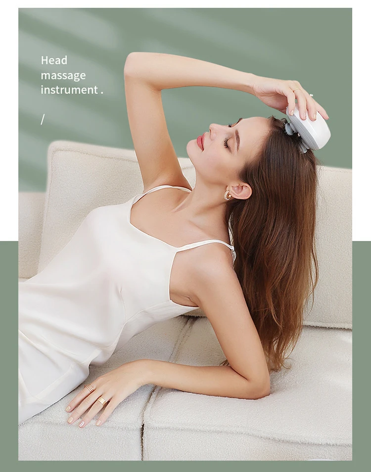 Electric Cat Massager  Health Care Relax Shoulder Neck Deep Tissue Head Scalp Massage Kneading Vibrating Device Body Massager