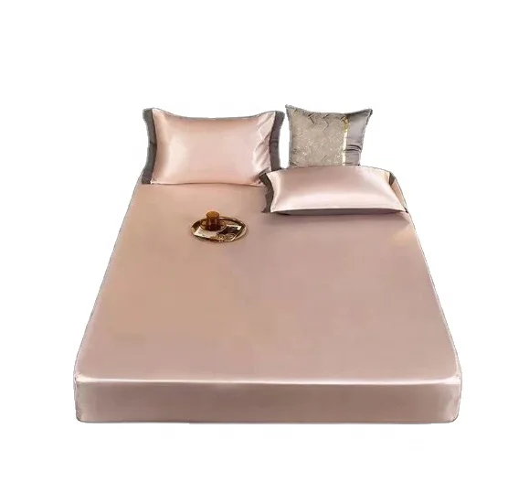 Manufacturer 4 Pcs Queen Size Quilt Duvet Cover Cover Bed Cotton Bedsheets Luxury Space King Valentine