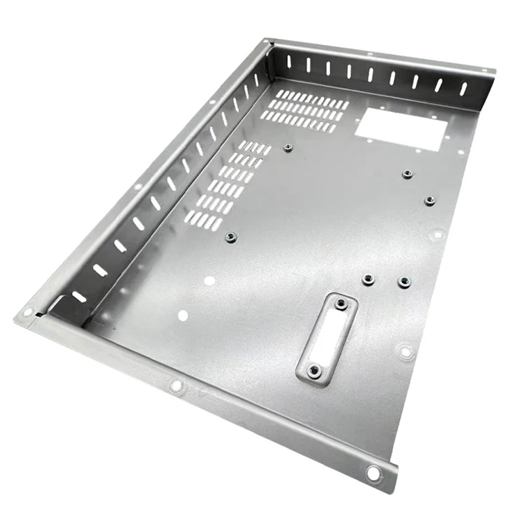 Custom manufacturing electronic device aluminum metal shell electronic enclosure case sheet metal laser cutting bending service