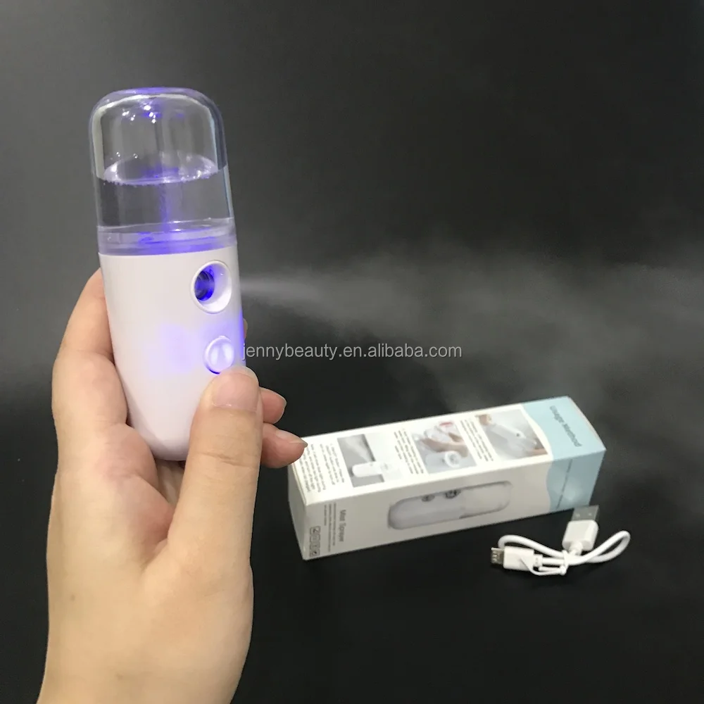 Portable Nano Mist Sprayer Mini 30ml Nano Mister USB Hand Facial Face Body Steamer Moisturizing Skin Care Humidifier