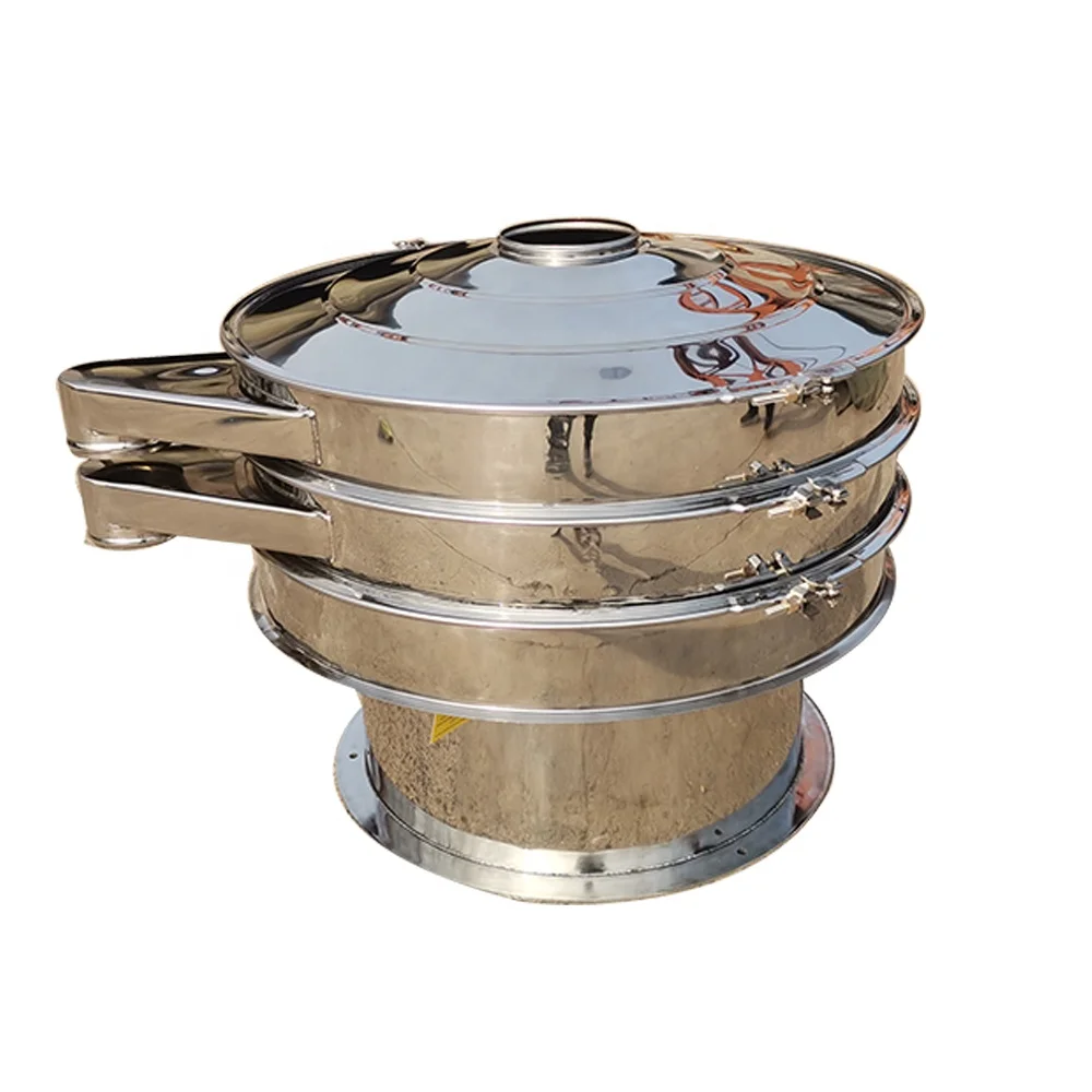 Stainless Steel Rotary Vibrating Flour Screen/Granular Powder Circular Vibratory Sifter Sieve Machine