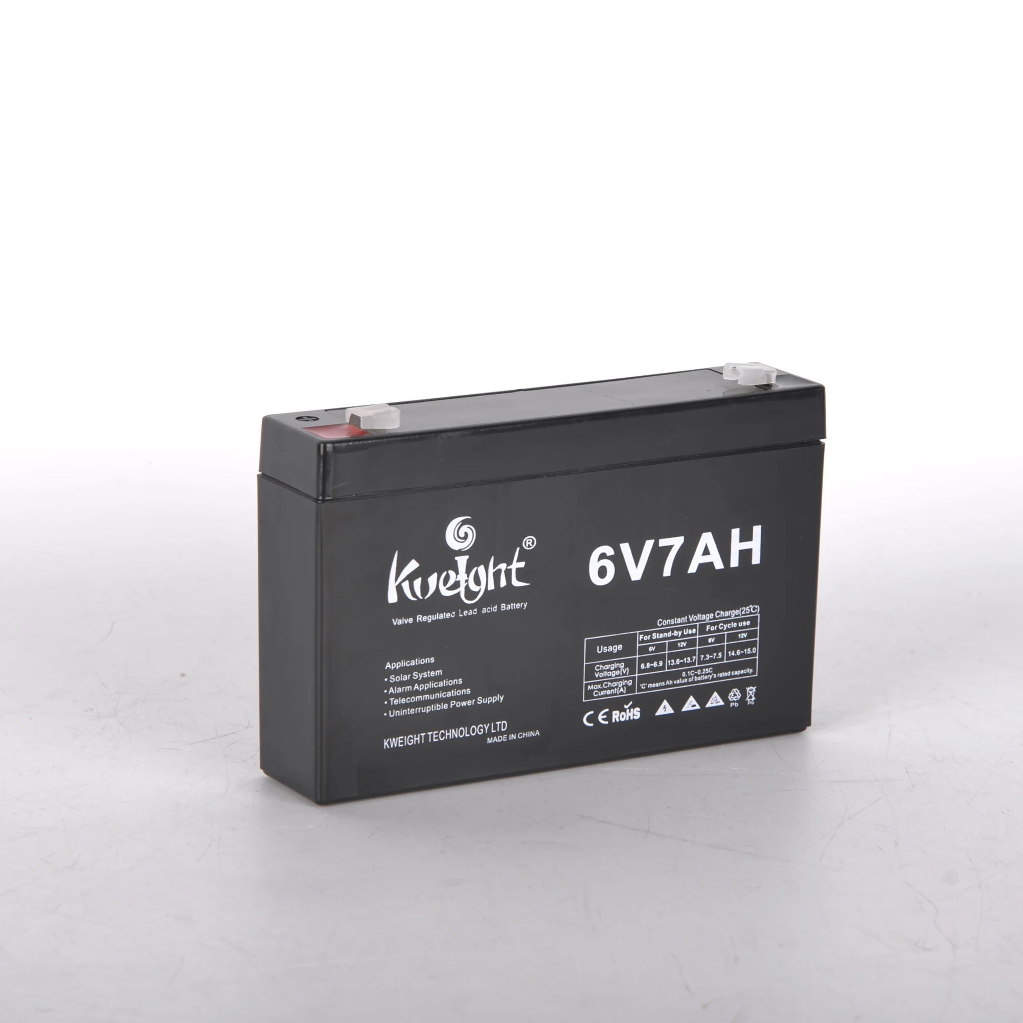 Original Factory Wholesale VRLA Agm 6V 7AH Sealed Lead Acid Batteries