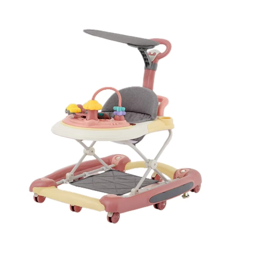 2024 hot selling baby walking assistance stroller with push rod