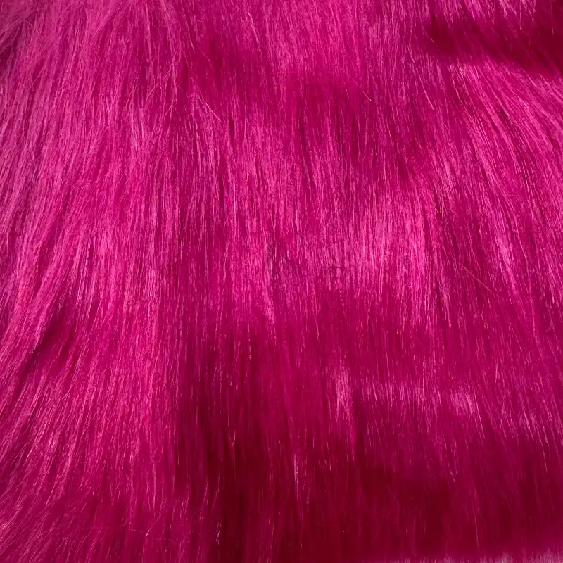 Factory Directly long shaggy faux fur Softness Durability shaggy faux fur fabric used for shaggy rugs for living room bedroom