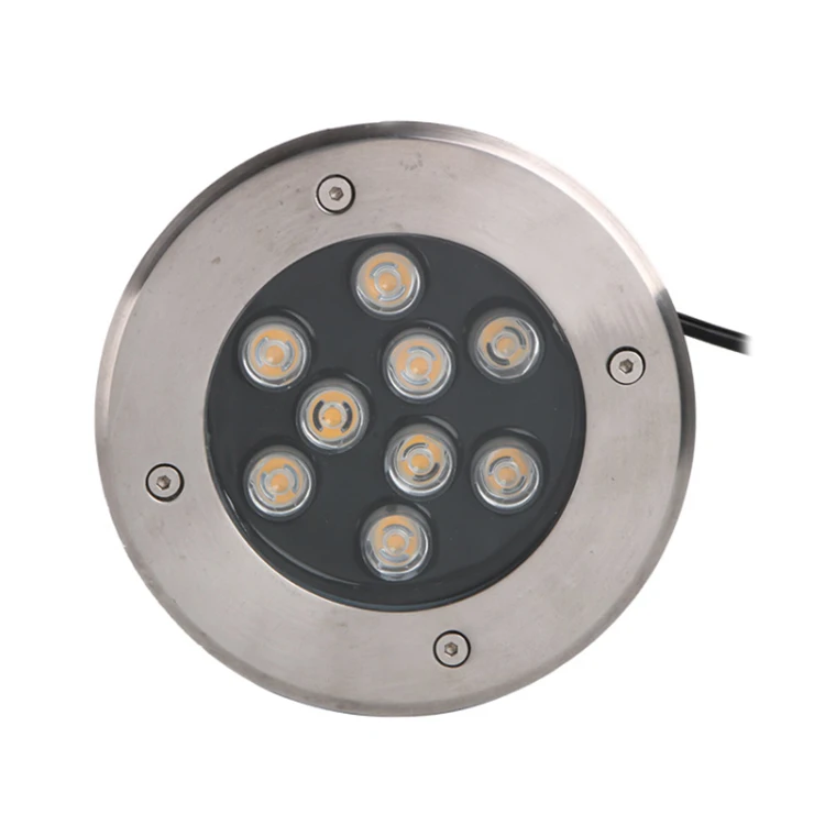 DMX color change rgb 9w outdoor garden underground lighting led inground light