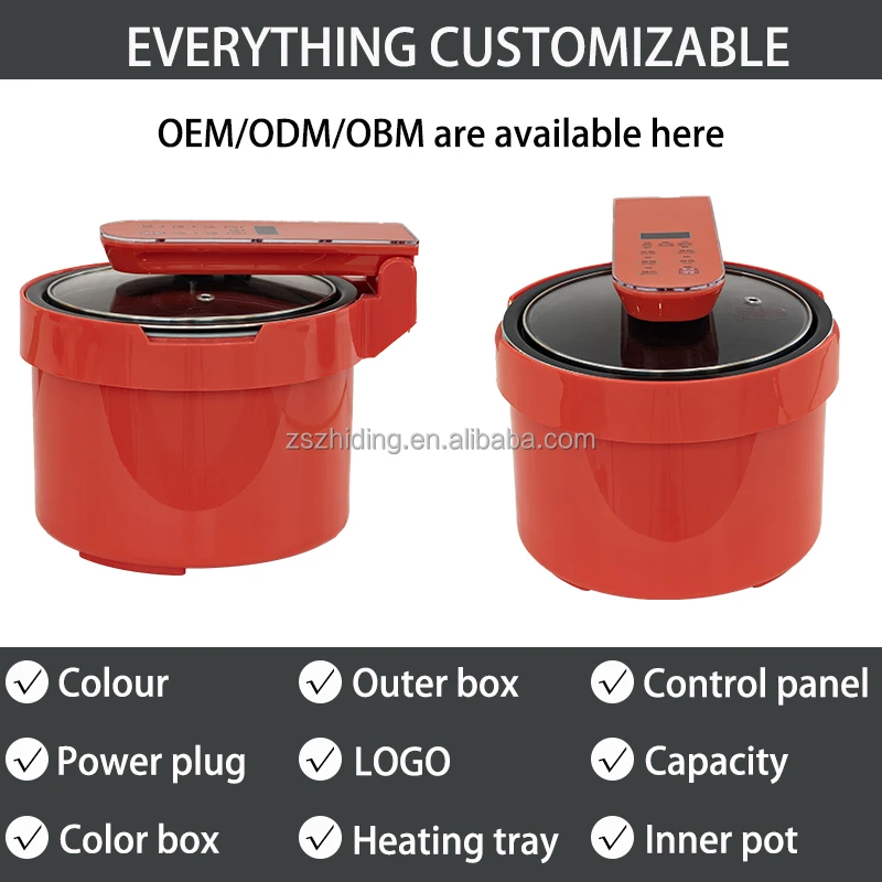 Electric Stainless Steel Pot 3 Litre Russian Aluminum 10 Liter Multifunction 6l Multi Kitchen Cooker