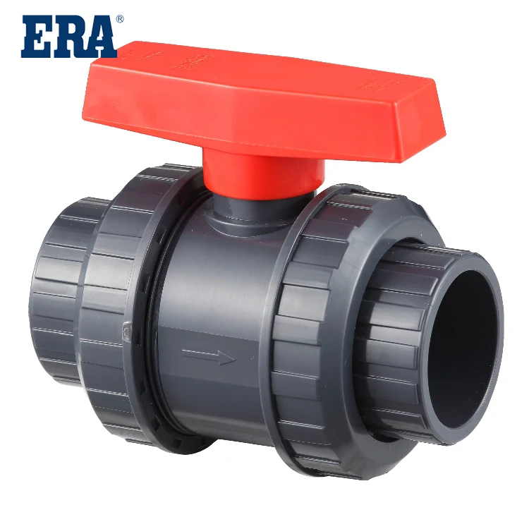 ERA 50 Years Warranty ASTM /ISO/BSPT Standard PVC Union Ball Valve True Union Ball Valve III