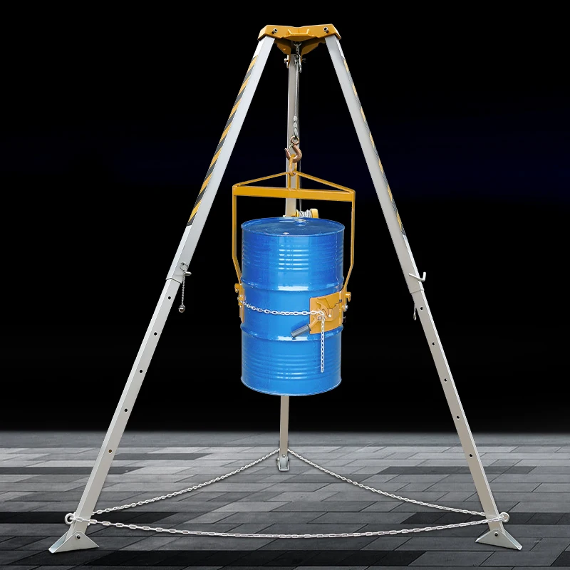 XINDA Aluminum Tripod with Retractable Winch for Rescue Lifting  Fire Fighting