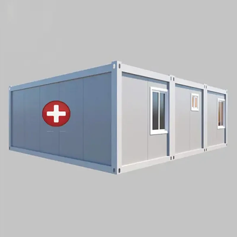 Prefabricated modular hospitals buildings and mobile hospital clinics are used as quarantine and clinical health facilities