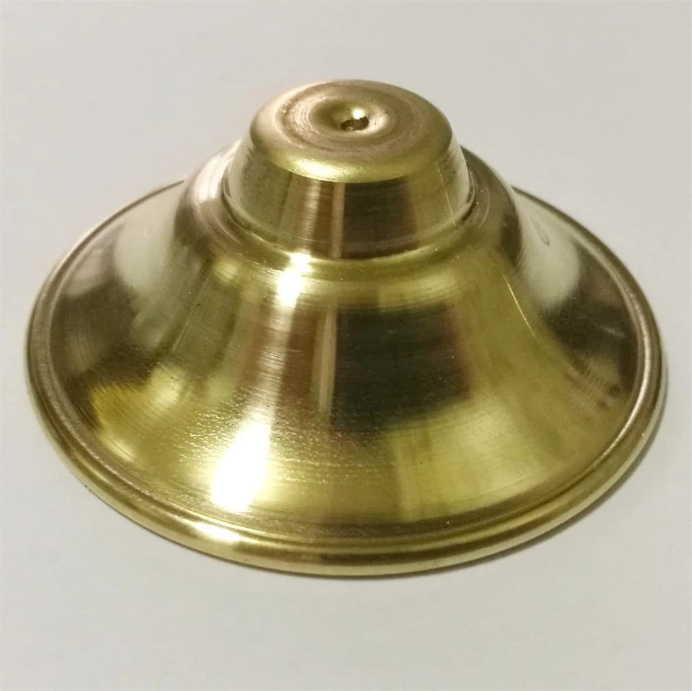 Custom Spinning Stamping Handmade Retro Vintage Decoration Gold Retro Uk Brass Lampshade Lamp Cover Shade