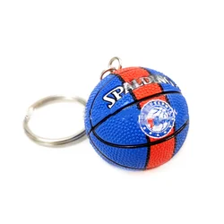 Personalized PVC PU Key Chain N B A Basketball Keychain with Team Logo for Basketball Fans Bag Pendant Gifts Souvenirs