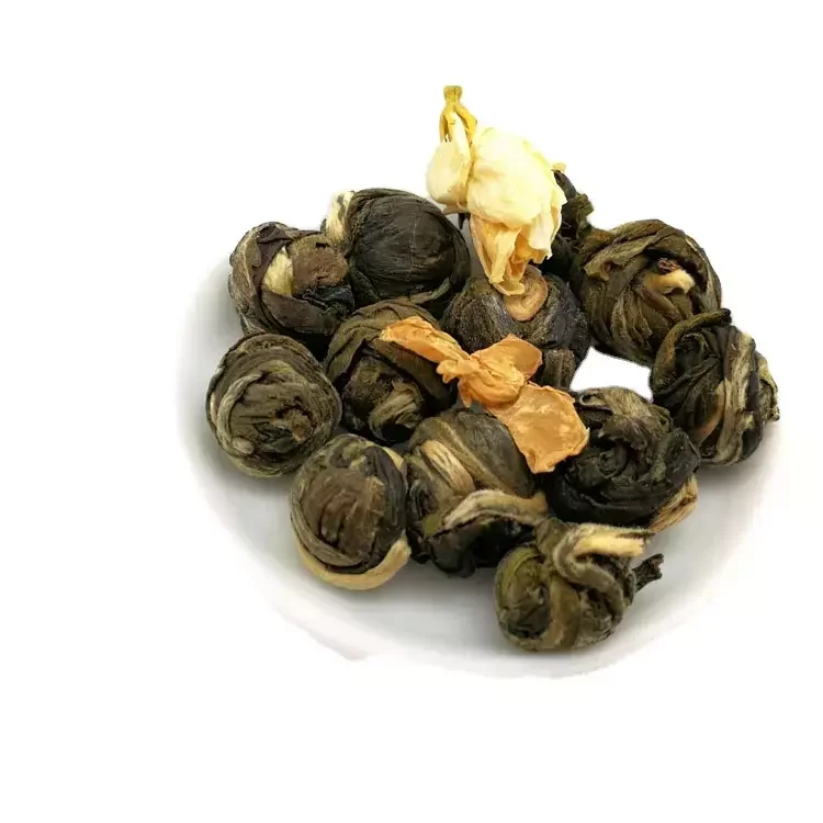 Best Spring Handmade Gold Medal Jasmine Dragon Pearl Scented Tea Green Tea Ball