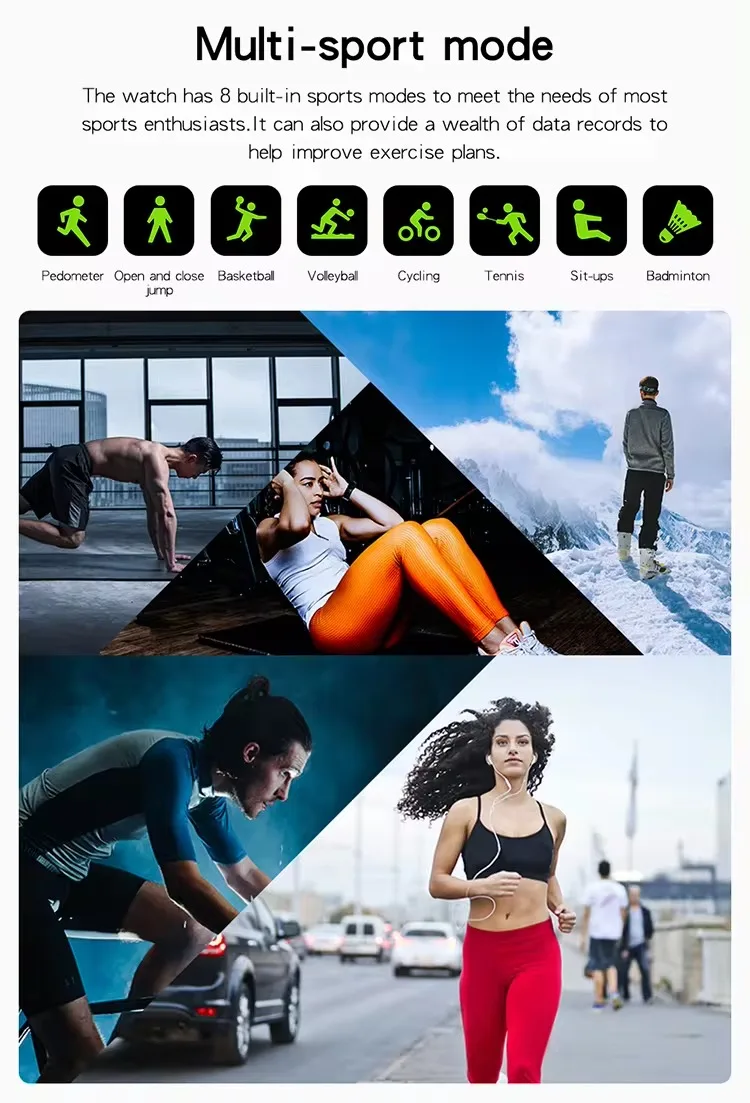 2024 Hot Selling Y13 Smart Watch Fitness Waterproof Bt Smart Watch Watches Big Screen Men Manufacturer Custom Reloj Inteligente