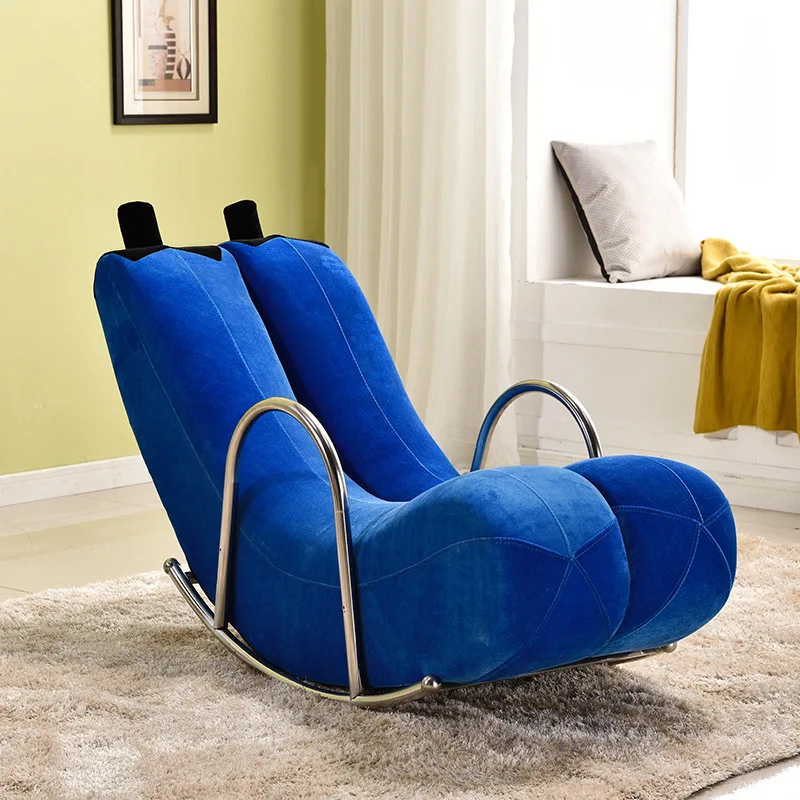 Creative single lazy sofa banana recliner rocking chair rocking chair personality cute bedroom modern small apartment sofa