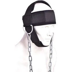 Neck Harness for Weight Lifting Neck Workout Builder Equipment for Training Gym Exerciser Head Harness Injury Recovery with Adju