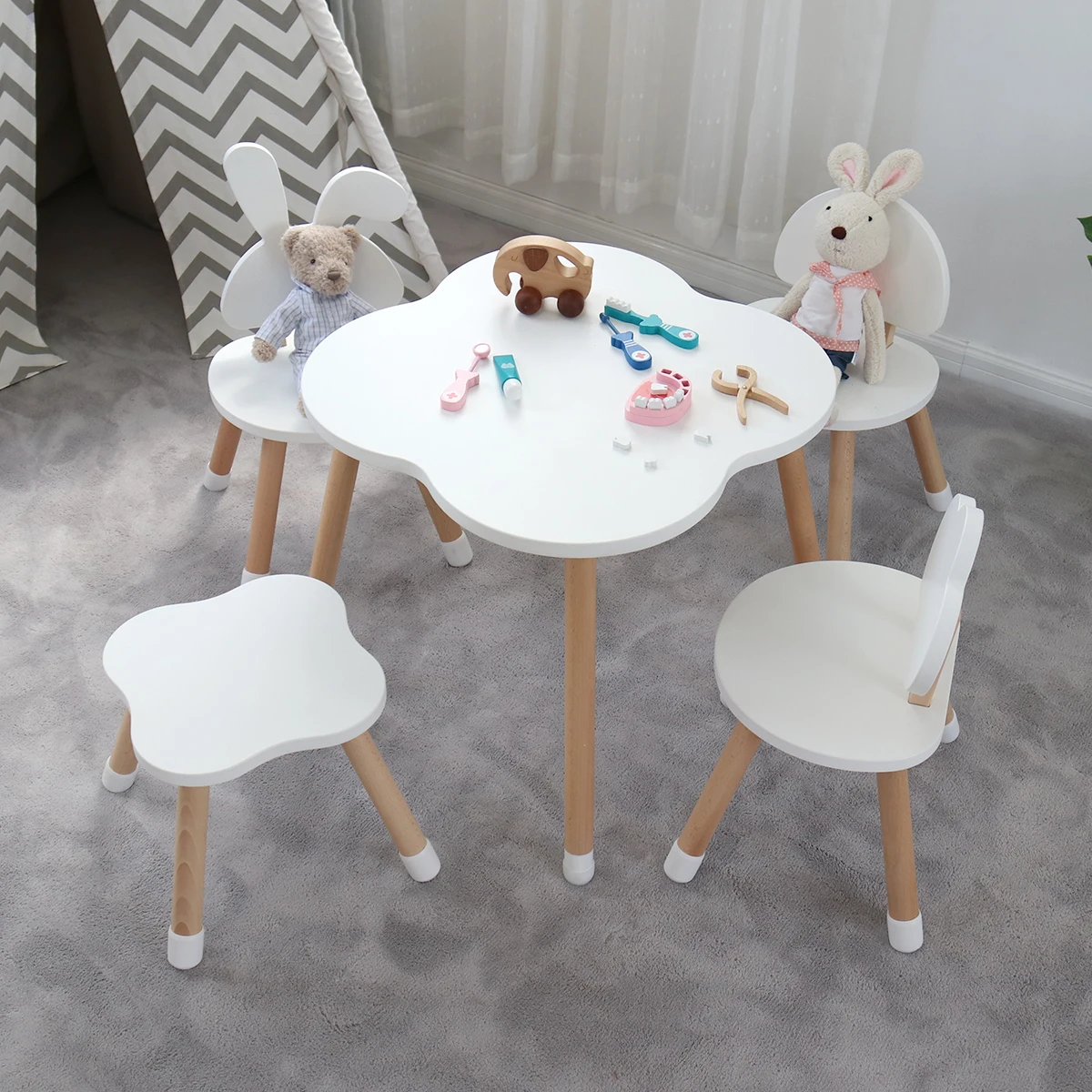 Набор детской мебели, деревянный стол и стул для малышей, детский учебный стол для детей