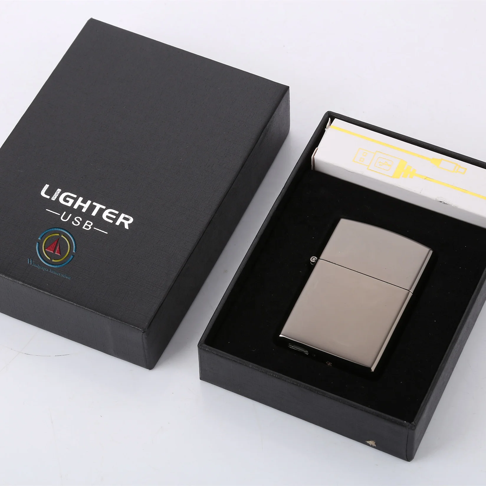Factory price custom logo individual laiter smoking lighter electronic cigarette flint pocket lighter custom print electric