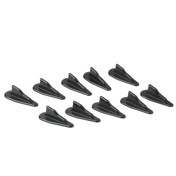 Car modification shark fin personality black small tail carbon fiber shark fin tail roof decoration spoiler small antenna