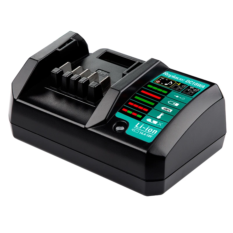  Зарядное устройство DC18WA для литий-ионных аккумуляторов Makita 14 4-18 в 100-240 В