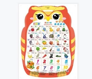 Multi-Language Talking Poster ABC Alphabet  educational interactive talking poster chart toy
