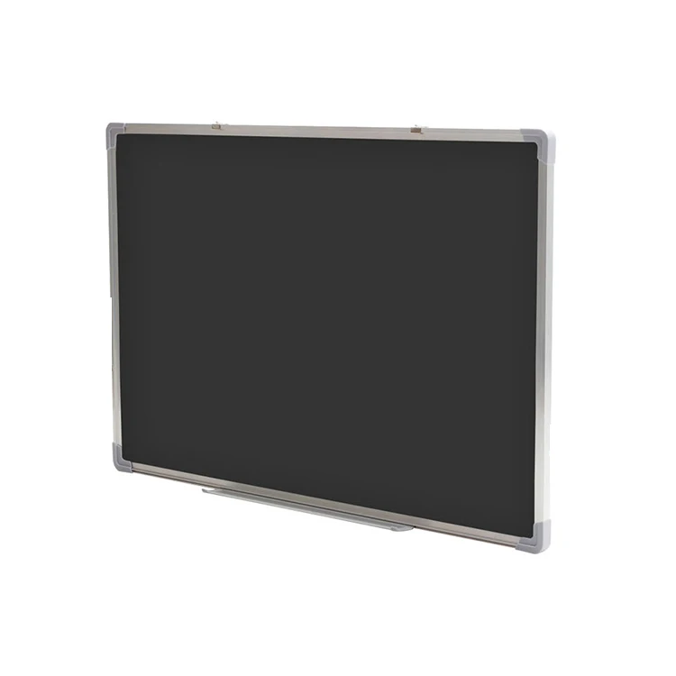 Черная меловая доска Металлическая магнитная wringboard Eraser черная