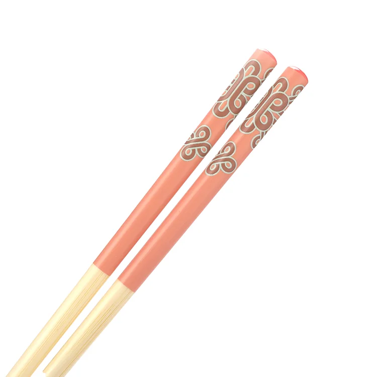 100% natural Creative reusable bamboo chopsticks 24cm wooden cute custom chopsticks household Japanese restaurant chopstick
