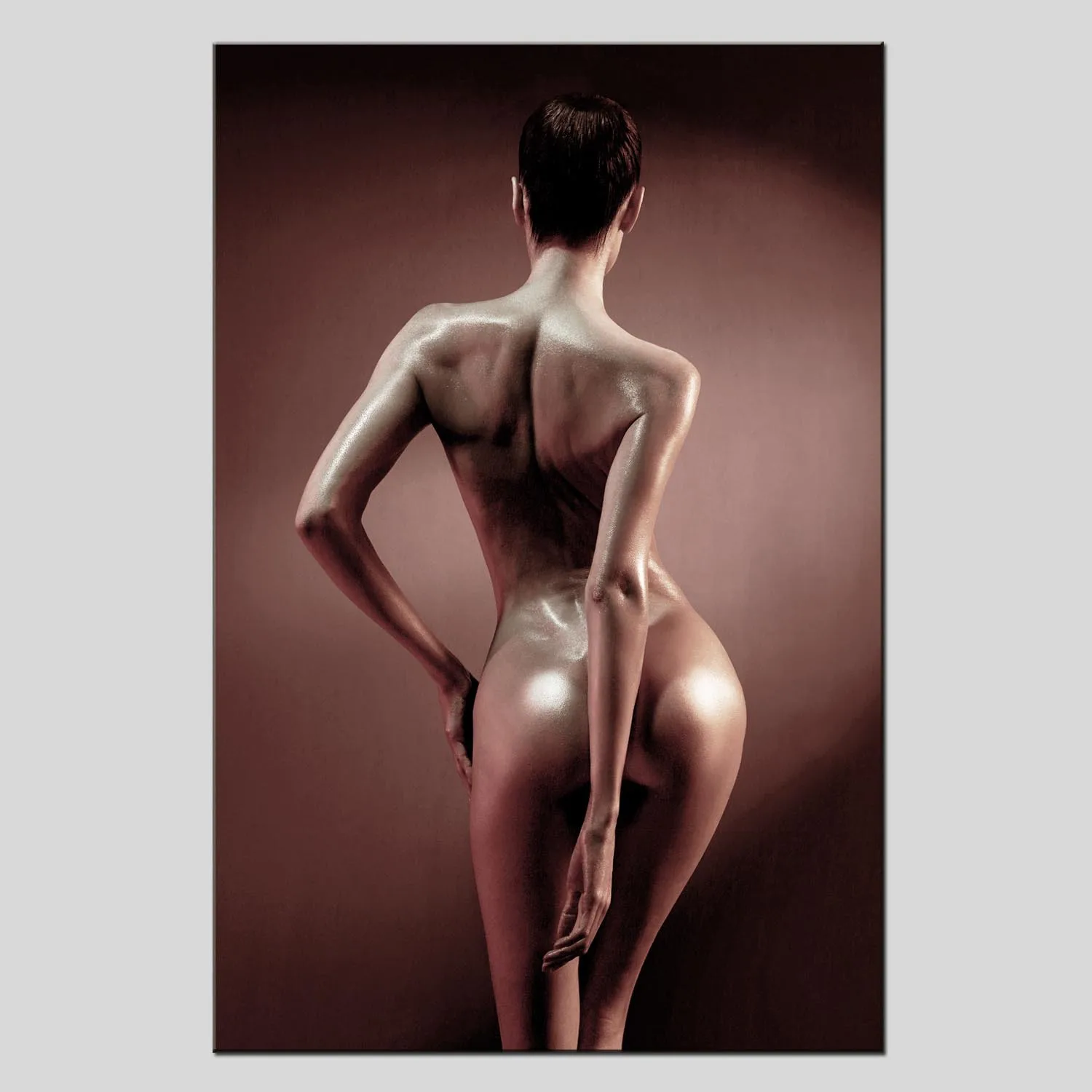 Custom modern paintings sexy woman nude girls art wall canvas decor picture