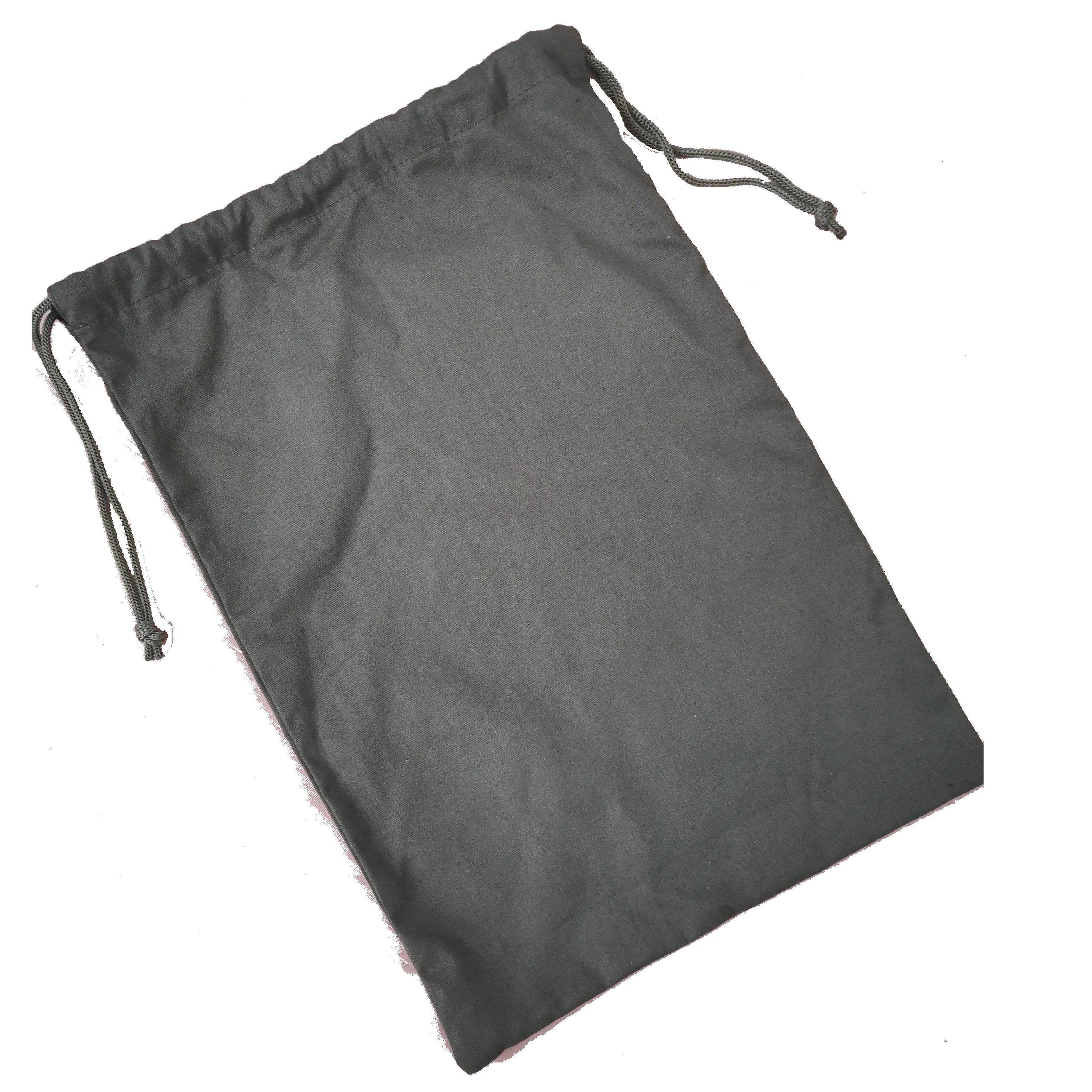 
Dark Gray Cotton Draw String Bag 40cm x 27cm 