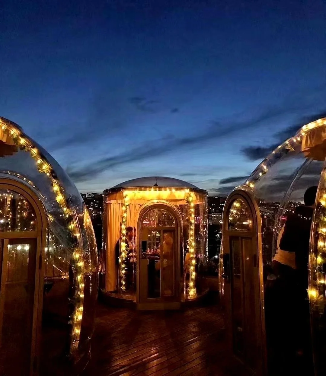Popular Smart Star Room Polycarbonate Dome Tent Hotel Transparent Prefab Dome House
