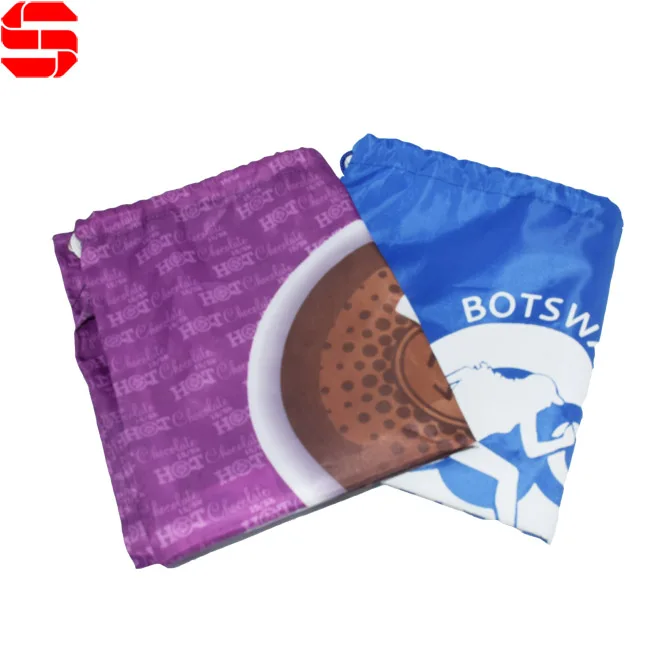Factory Price Portable Polyester Drawstring Bag With Custom Logo