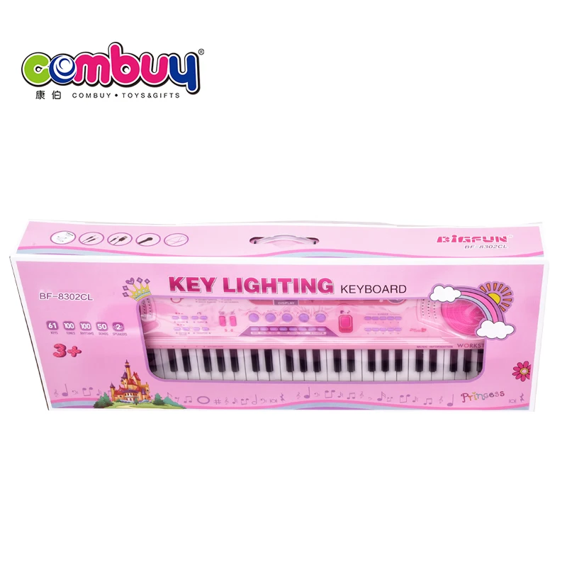 Игрушка электронная арфа орган Музыка клавиатура 61 Ключи с