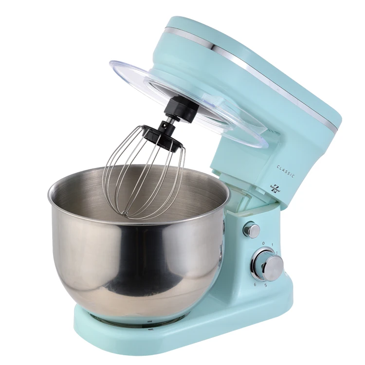 1200W Stainless Steel 304 Bowl 5L 6 Speed  Multi-function Stand Mixer