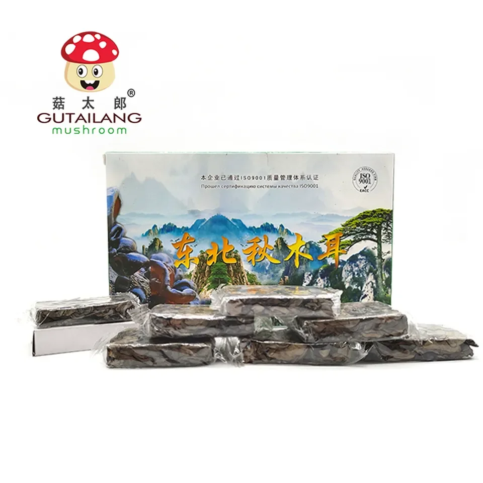 Gutailang compressed mushroom fungus black matsutake compressed fungus cube agaric edible fungi compressed agaric box