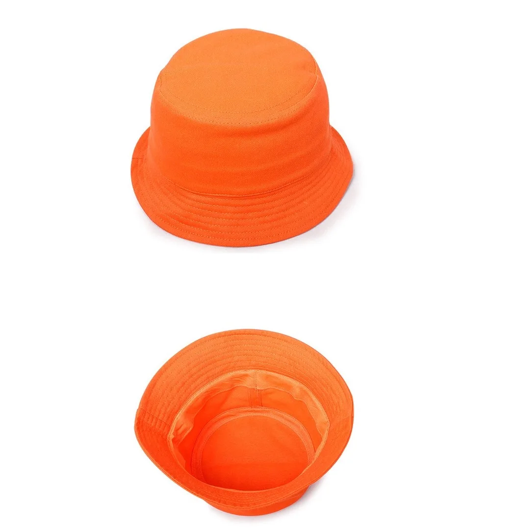 Wholesale Quality Cotton Print Embroidery Bucket Hat Custom Logo Fishing Bucket Hats For Women Men