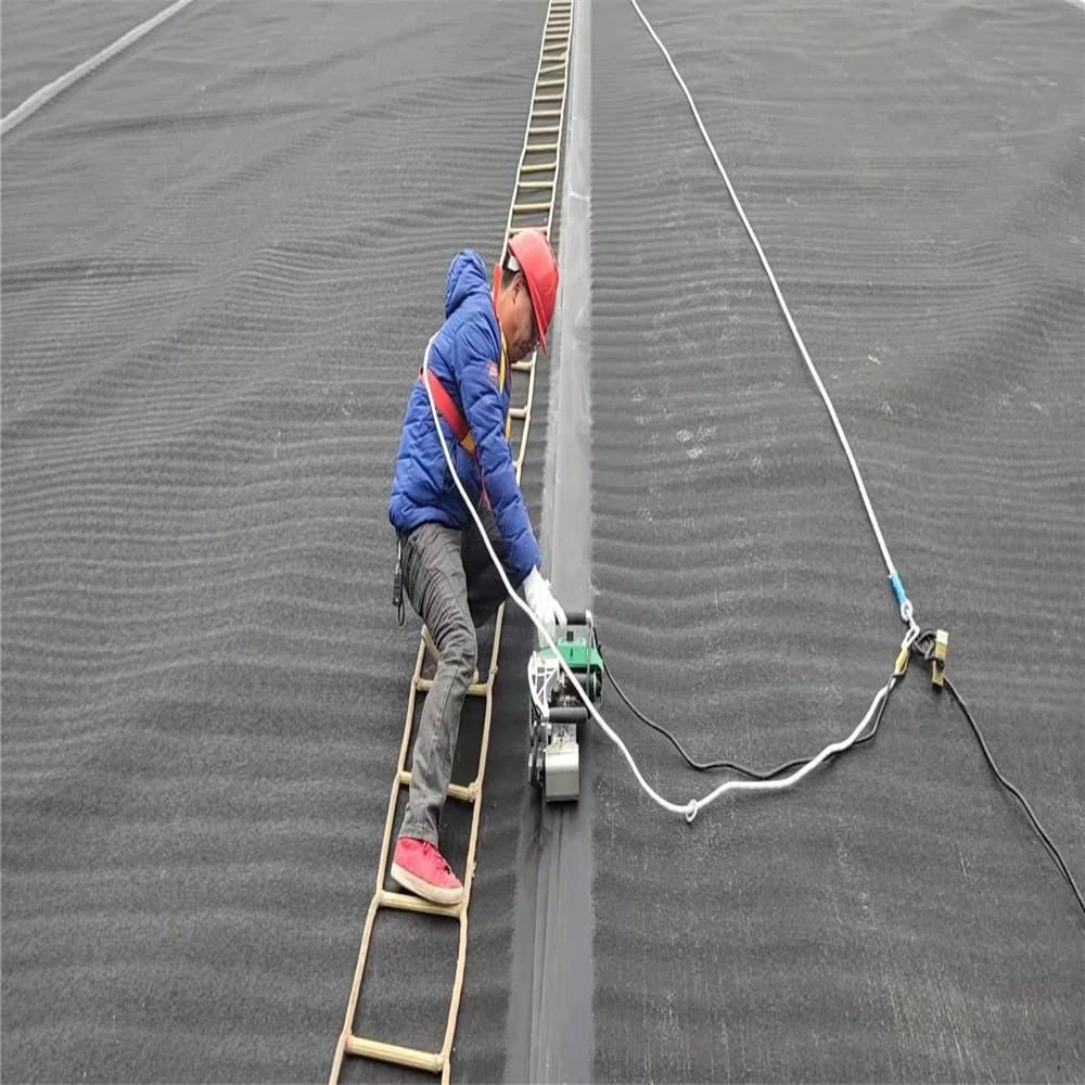 HMT900 Plastic Geomembrane Welder hot wedge HDPE Geomembrane Welding Machine