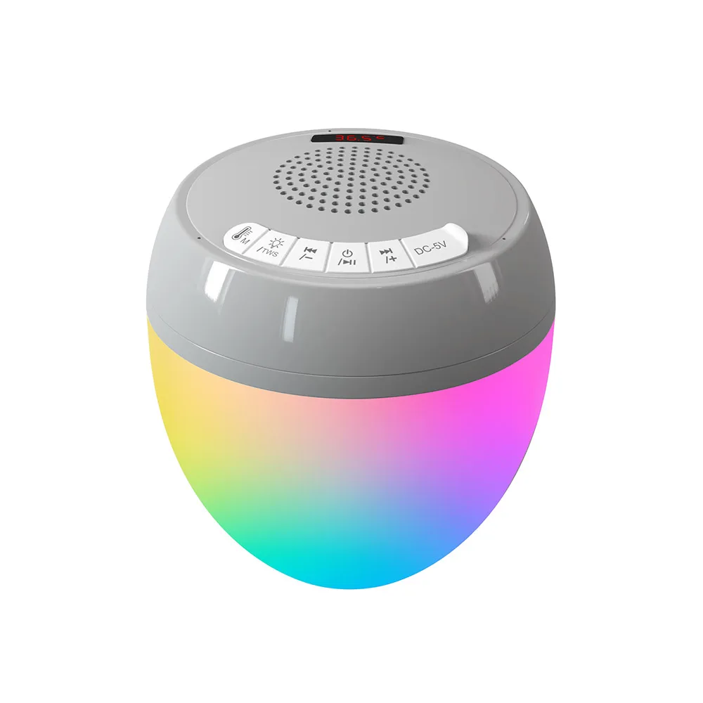 2024 бестселлеров IP68 водонепроницаемые умные домашние ночные огни милый мини-Дельфин беспроводной динамик портативный мультяшный