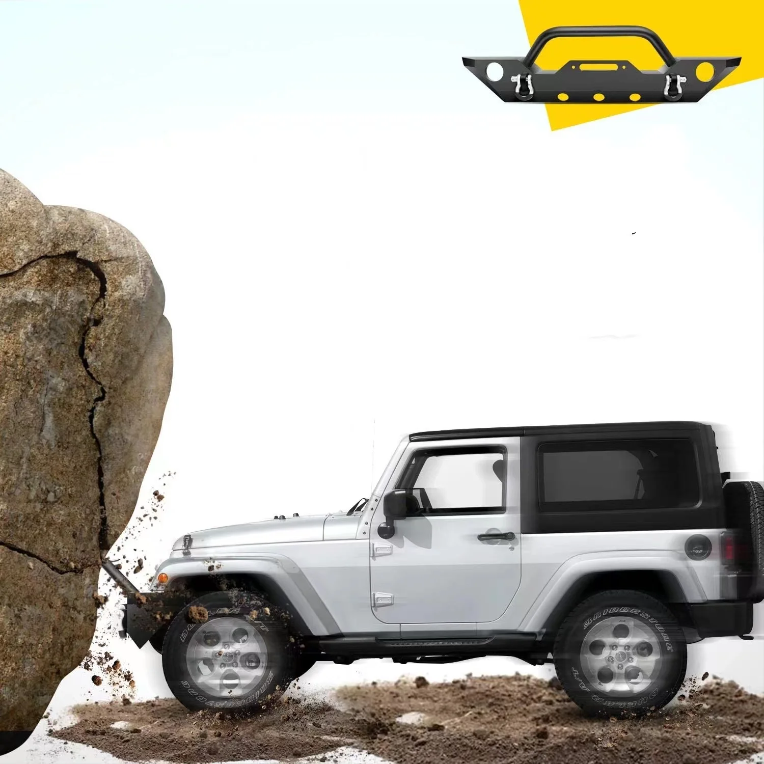 Pickup Car With Light Anti-collision Front Bumper Bull Ball Fit For Ranger /VIGO/Revo/D-MAX/Triton