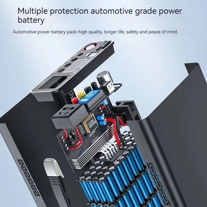 Уличная Удобная Мобильная мощность Ac220v 300 Вт двойной разъем Ups5v выход походная портативная электростанция