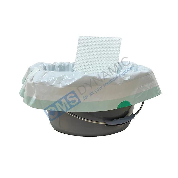 Oxo Biodegradable Commode Liners with Absorbent Pad Medical Grade Liner Standard fits Standard Bedside Commode