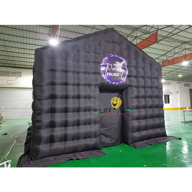 Black Inflatable Tent Tente Gonflable Outdoor Movable Nightclub  Portable Winter Inflatable Party Tent For Events